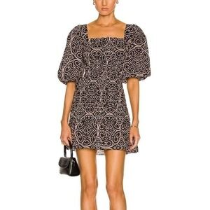 alexis bettina linen-cotton mini dress Bettina Linen-Cotton Mini Dress By Alexis